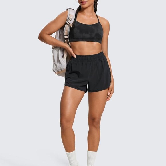 Butterluxe Womens Y Back Sports Bra - Padded Racerback Low Impact Spaghetti Thin - Picture 3 of 5